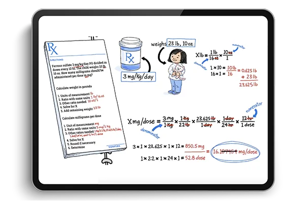 Math-calculation-on-ipad